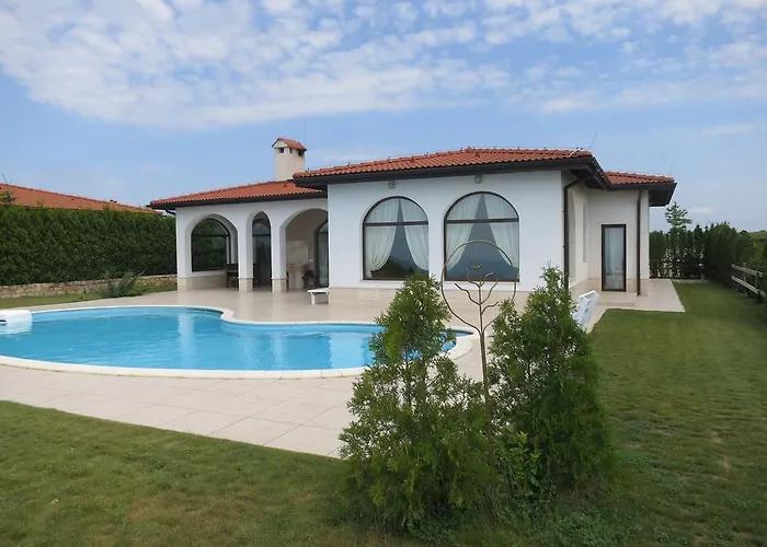 Private First Line With Sea View In Blacksearama Golf A Location Privacy Pool Villa Balchik