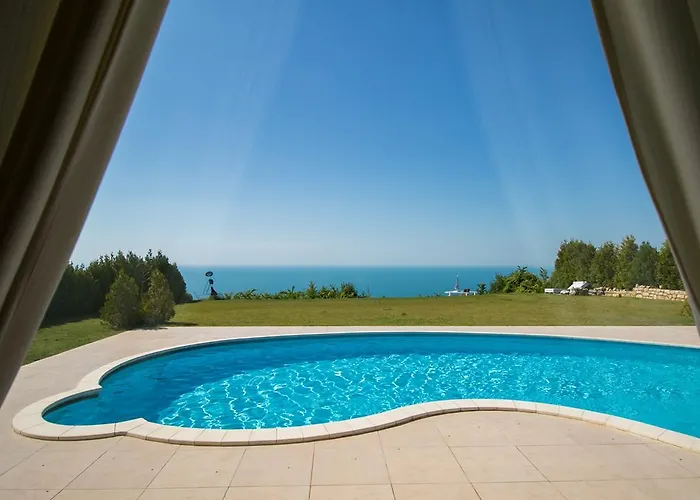 Private First Line With Sea View In Blacksearama Golf A Location Privacy Pool Villa